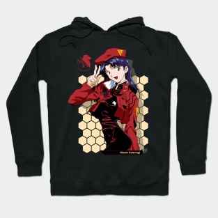 Misato Katsuragi - Neon Genesis Evangelion - Commander's Grace Hoodie